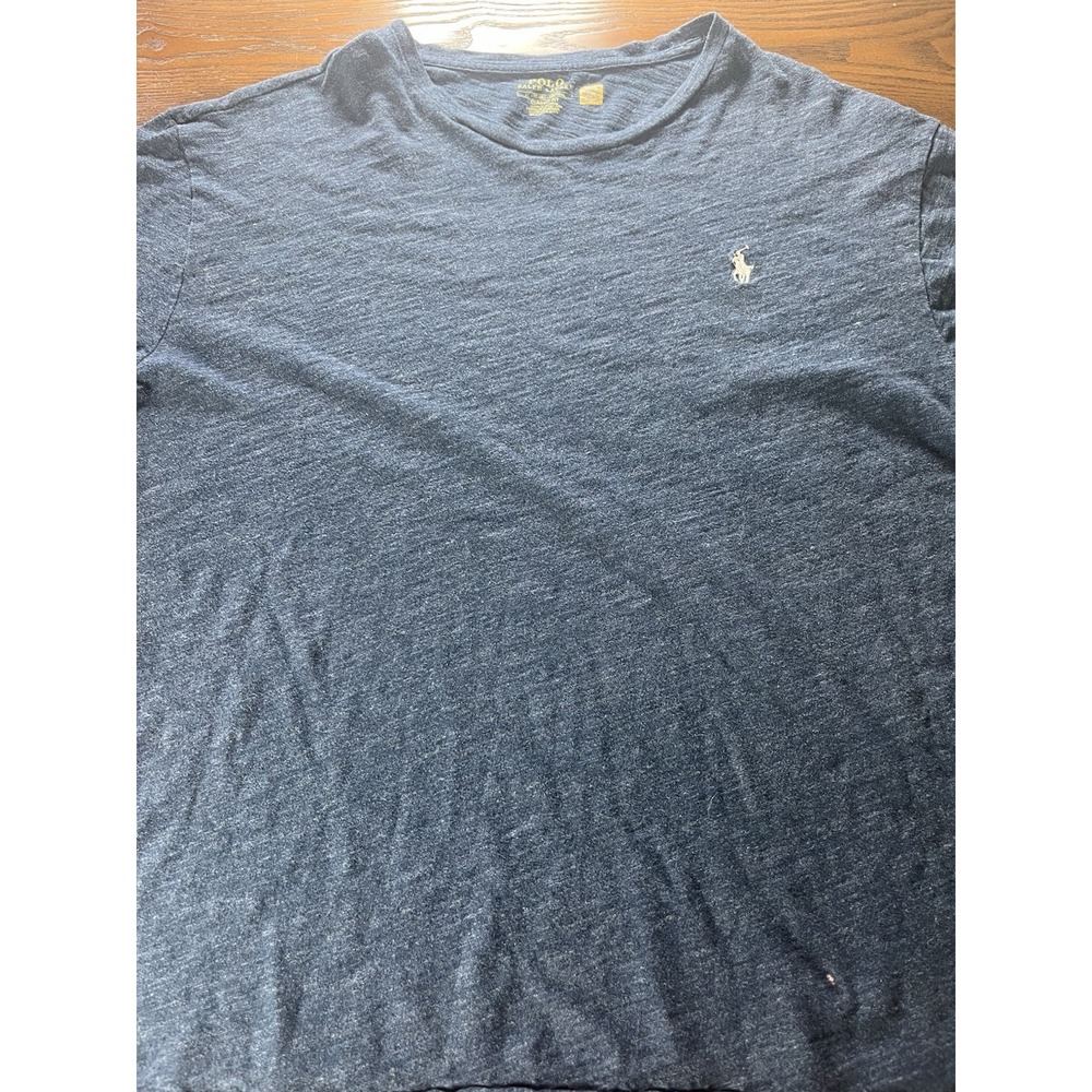 Polo Ralph Lauren Men's Navy Blue Logo Jersey T-Shirt Lightweight Classic Fit XL